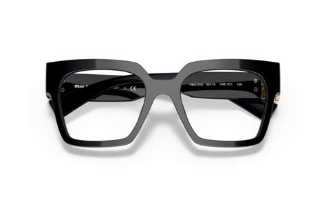 miu miu mu 04uv 1ab1o1 black|Miu Miu Eyewear MU 04UV .